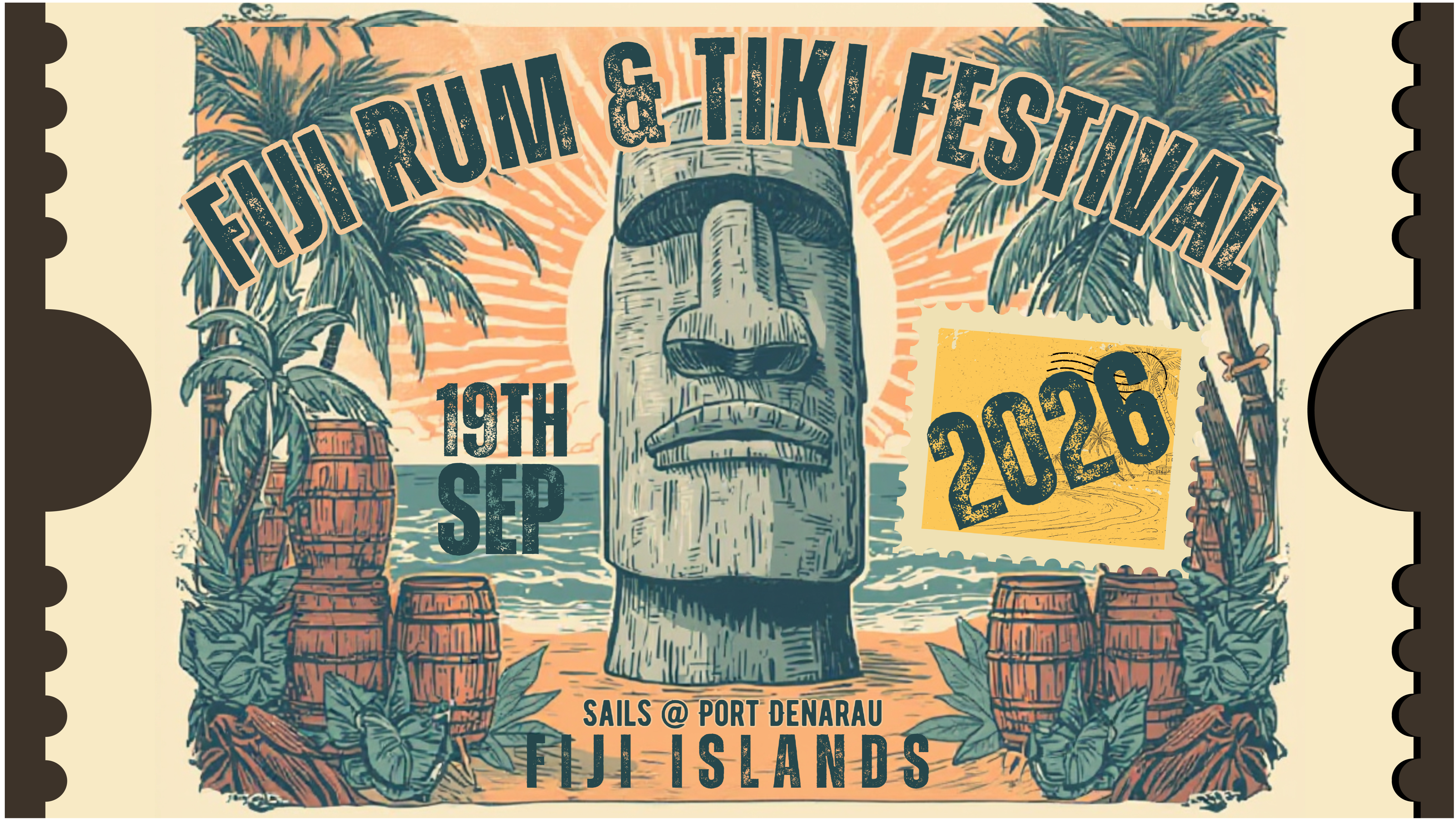 Fiji Rum & Tiki Festival 2026 Poster