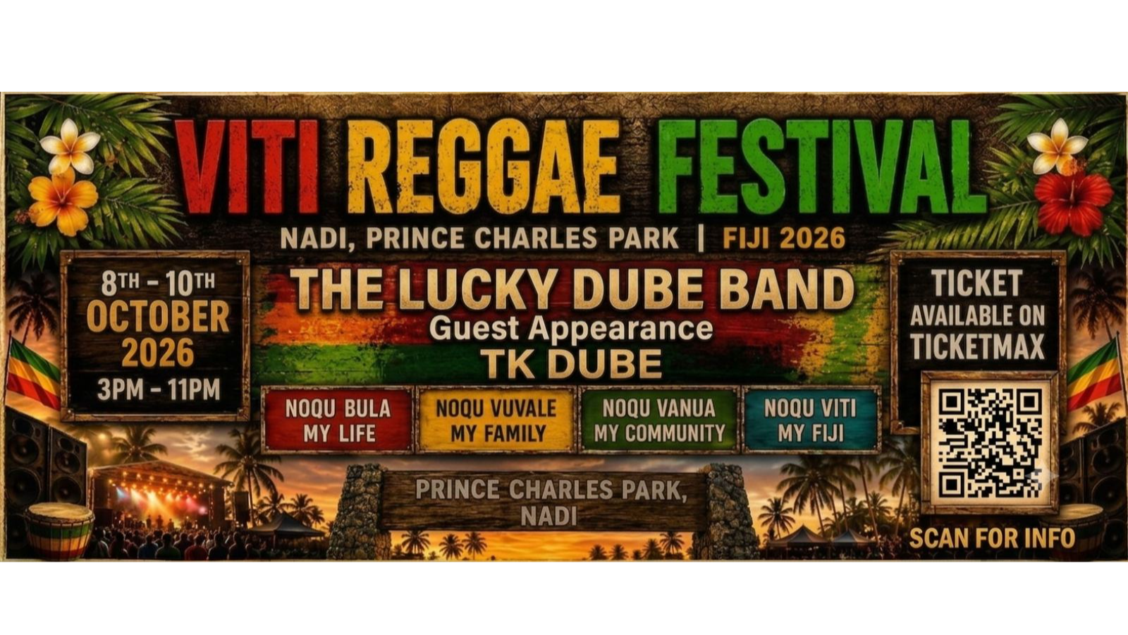 VITI FESTIVALS & REGGAE CONCERT Poster