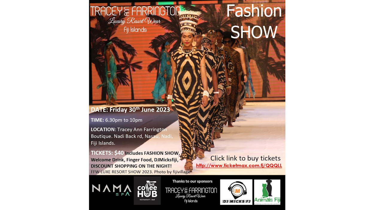 Tracey Ann Farrington FASHION SHOW Poster