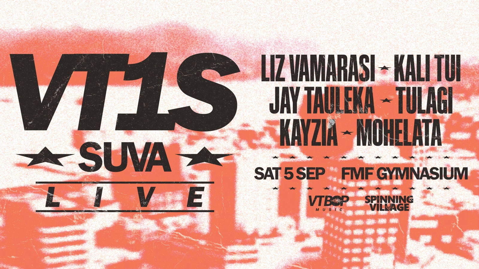 VT1S SUVA LIVE 2026 Poster