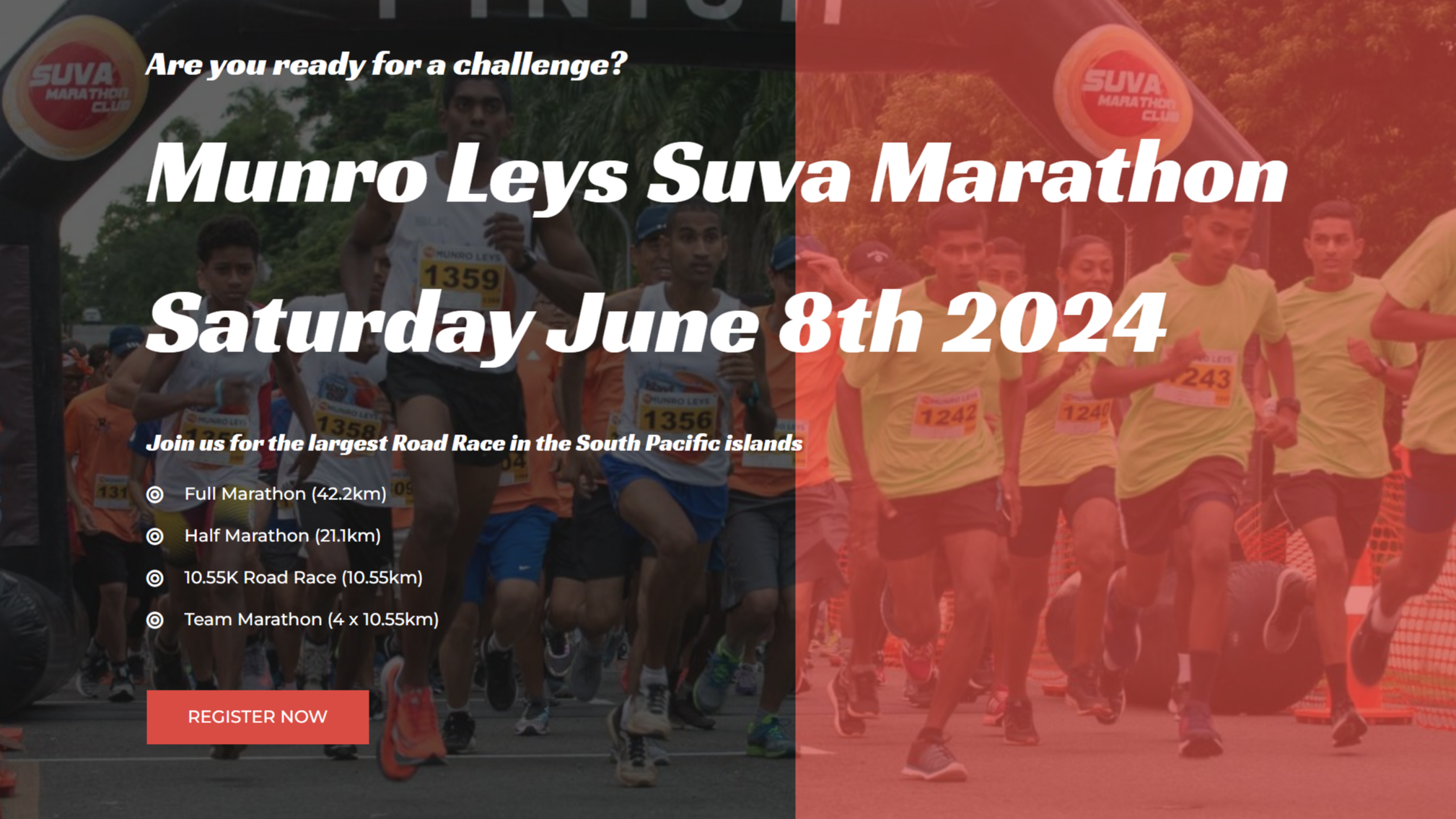 Munro Leys Suva Marathon 2024 Poster
